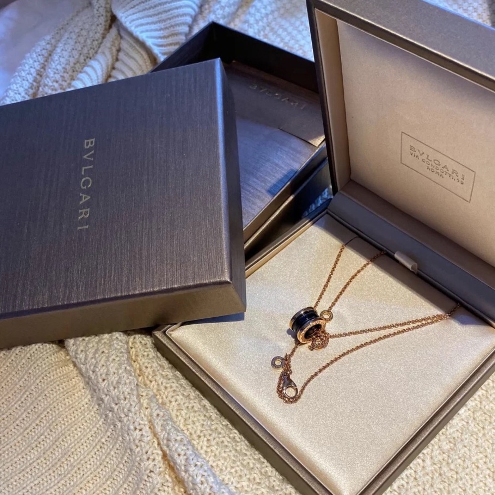 Preowned Bvlgari zero1 black Ceramic pendant